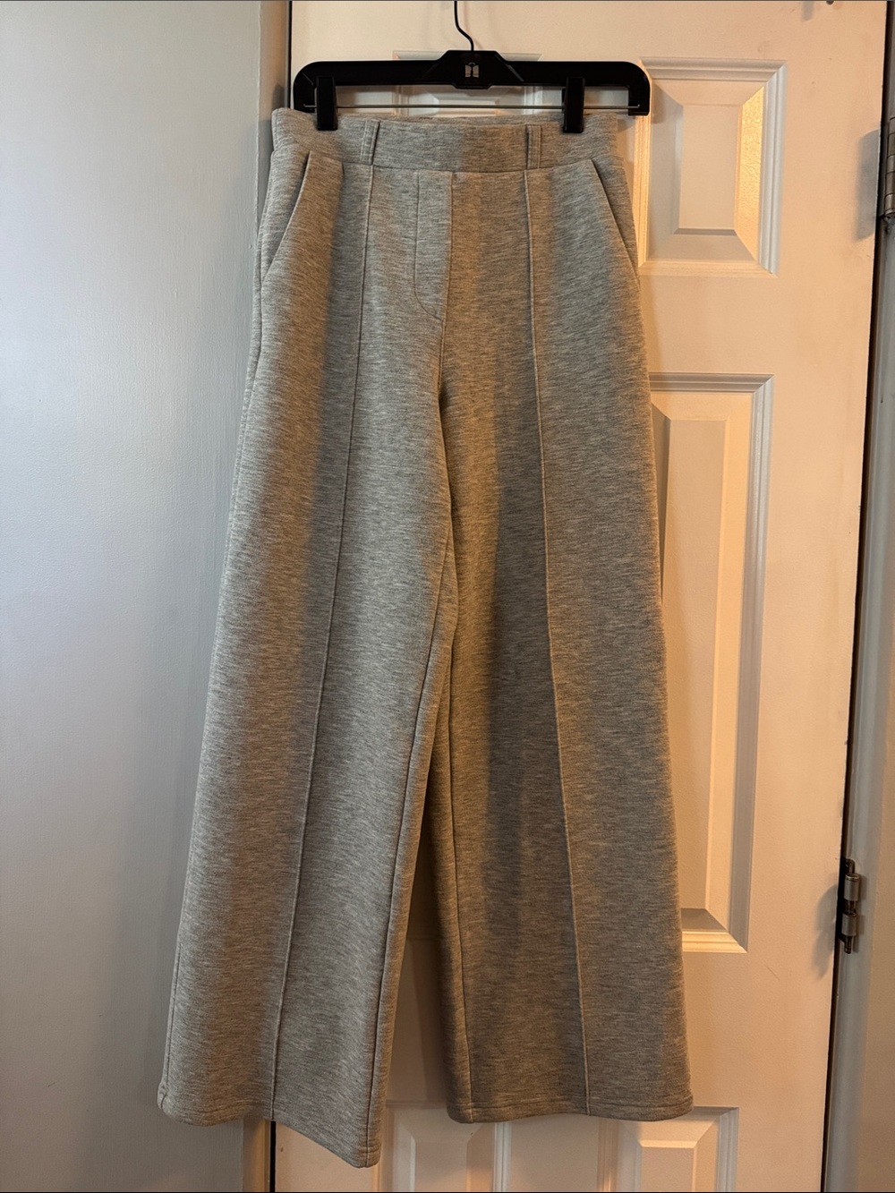 OGL Wide Leg Pants in Heather Gray